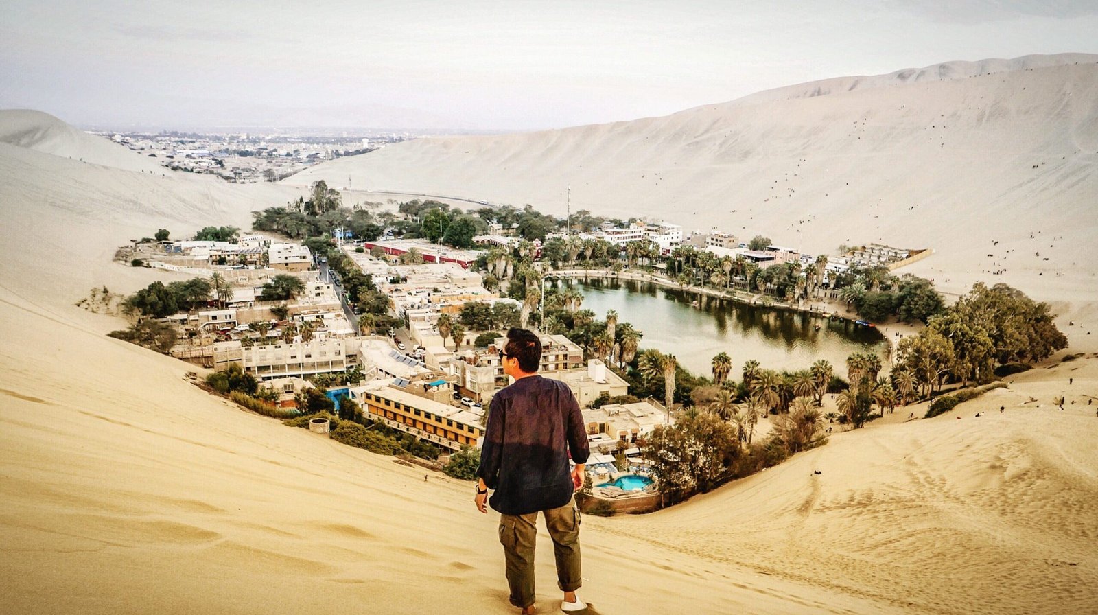 rear-view-man-standing-desert